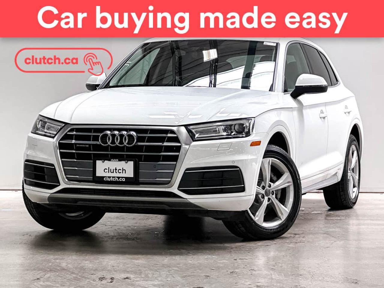 Used 2019 Audi Q5 45 Progressiv AWD w/ Apple CarPlay, Heated Front Seats, Rearview Cam for sale in Toronto, ON