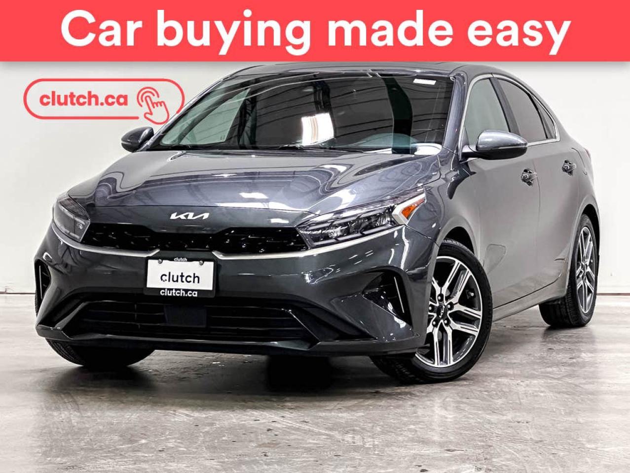 Used 2023 Kia Forte EX Premium w/ Apple CarPlay, Heated Front Seats, Rearview Cam for sale in Toronto, ON