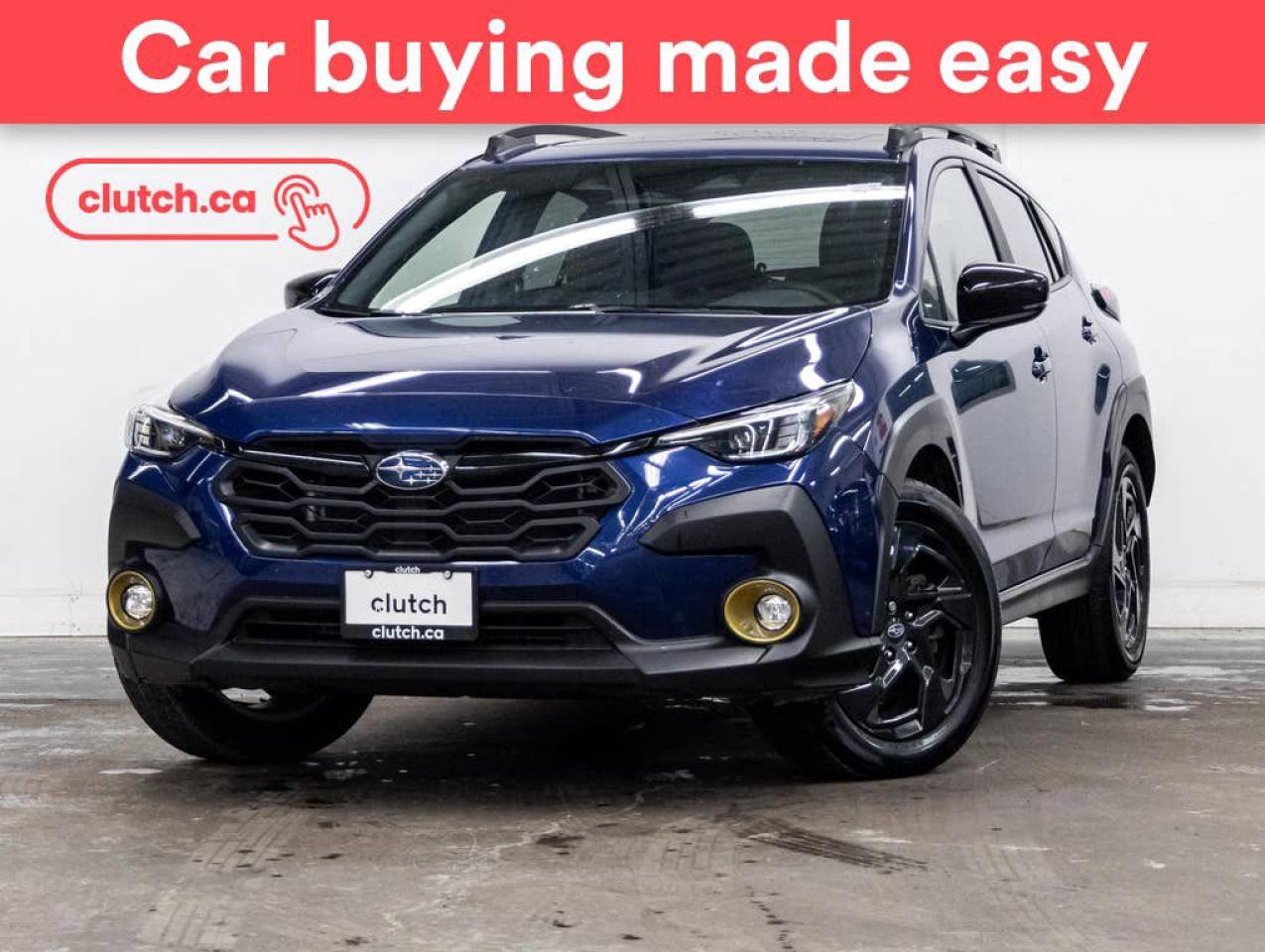 Used 2024 Subaru XV Crosstrek Onyx AWD w/ Apple CarPlay & Android Auto, Sunroof, Heated Steering Wheel for sale in Toronto, ON