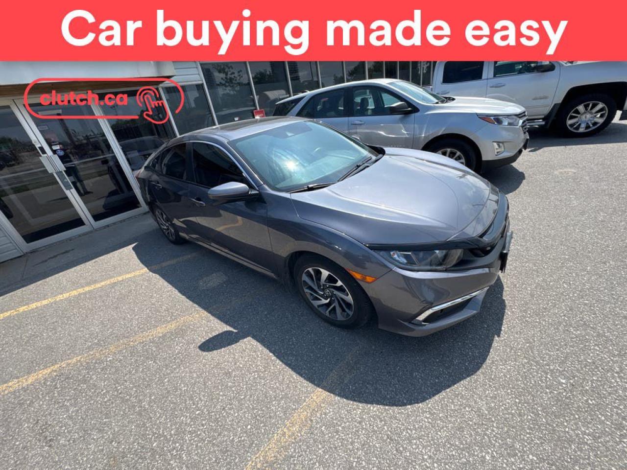 Used 2020 Honda Civic EX w/ Apple CarPlay & Android Auto, Rearview Cam, Climate Control for sale in Toronto, ON