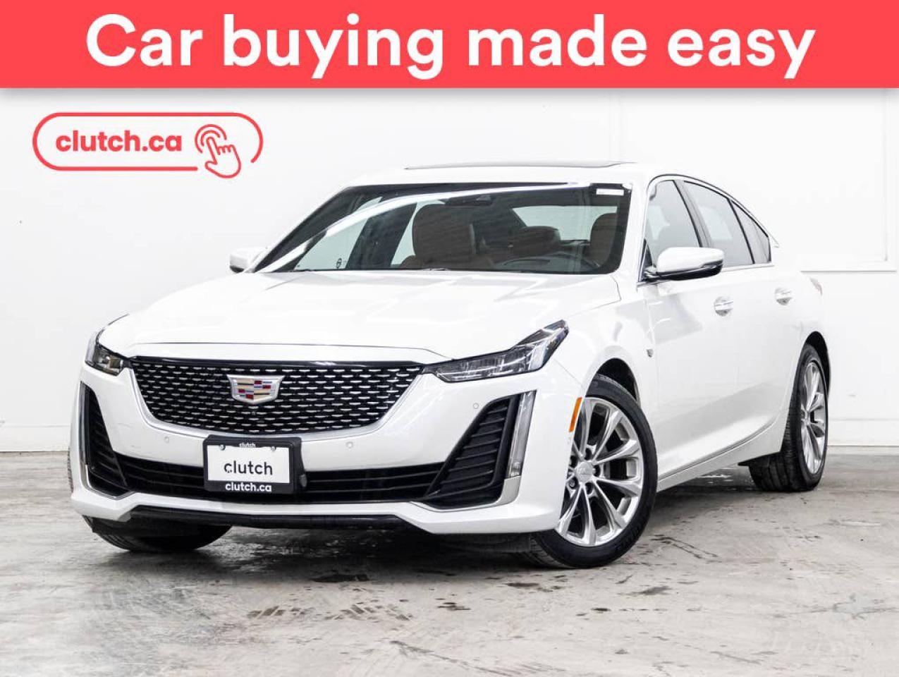 Used 2021 Cadillac CTS Premium Luxury  w/Apple CarPlay & Android Auto, Heated Front Seats, Backup Cam for sale in Toronto, ON