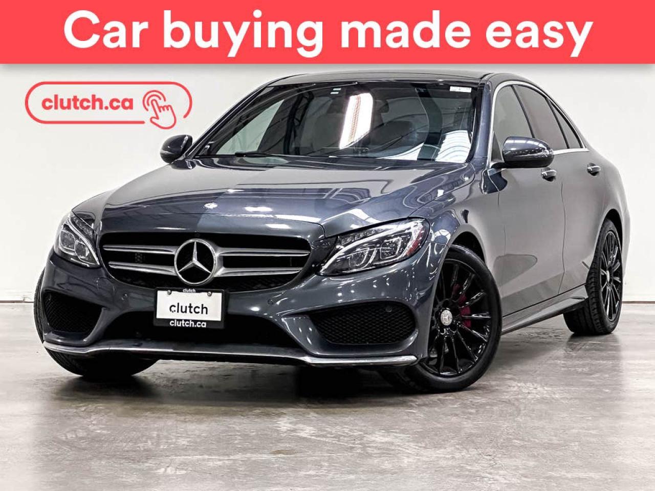 Used 2016 Mercedes-Benz C-Class C 300 4Matic AWD w/ Nav, Heated Front Seats, Rearview Cam for sale in Toronto, ON