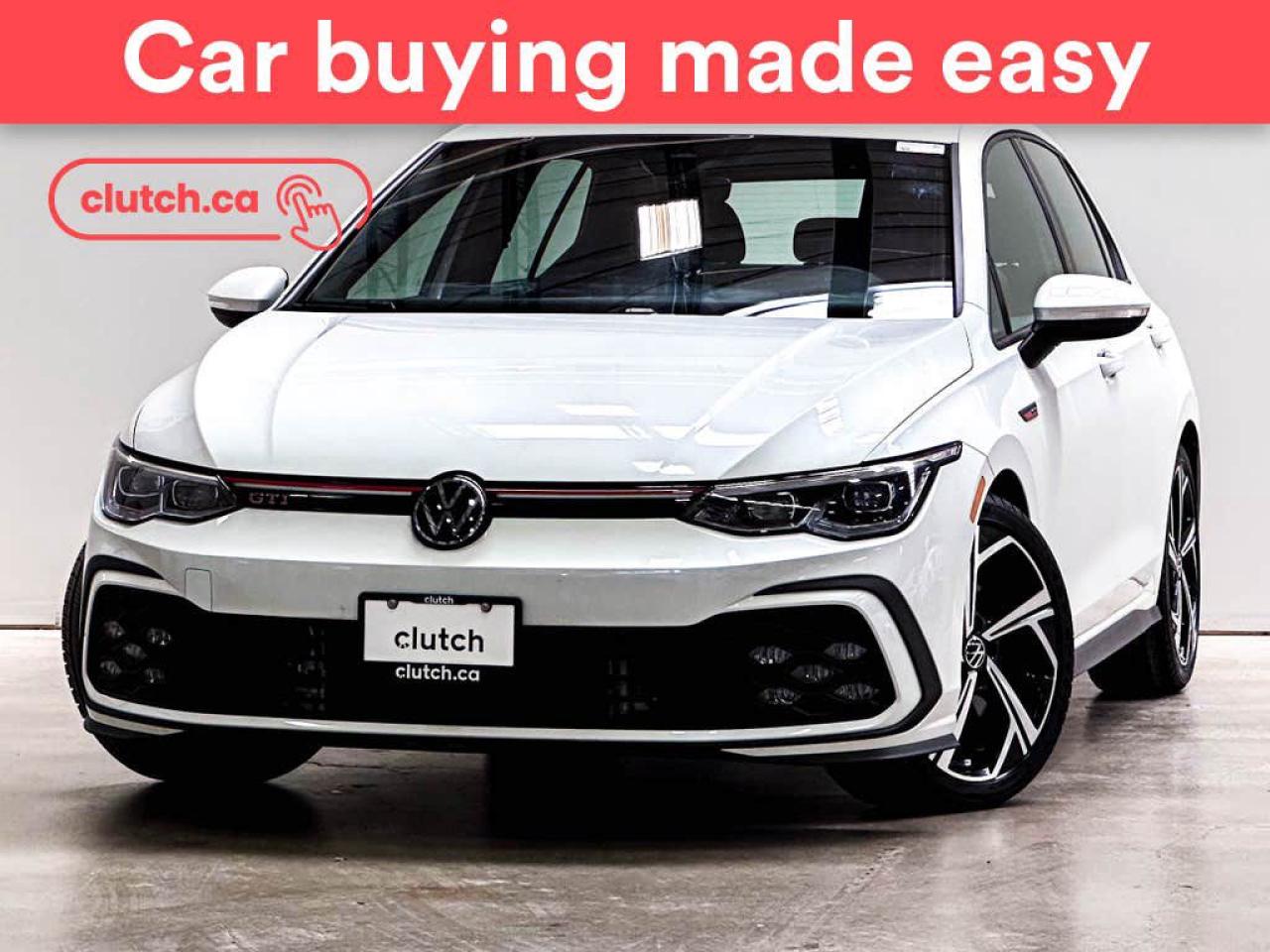 Used 2024 Volkswagen Golf GTI Autobahn w/ Apple CarPlay, Heated Front Seats, Rearview Cam for sale in Toronto, ON