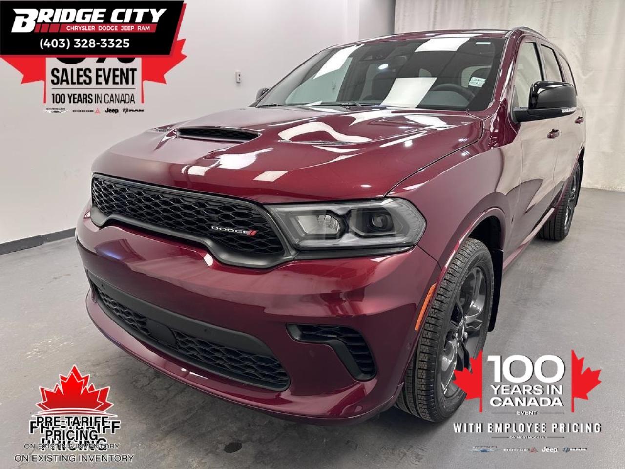 New 2025 Dodge Durango GT Sunroof| Wireless Charging| Collision Warning| Lane Keep Assist| Adaptive Cruise Control| Navigation| Cooled Seats| Power Liftgate| Mobile Hotspot| Heated Steering Wheel| Remote Start| Blind Spot Dete for sale in Lethbridge, AB