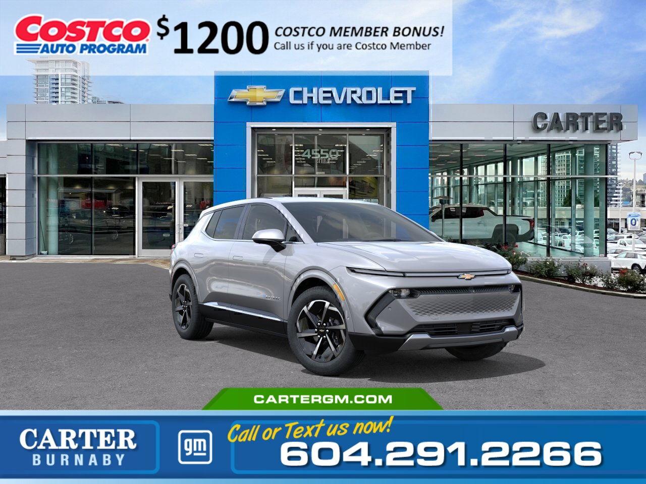 New 2025 Chevrolet Equinox EV LT FWD | PREFERRED EQUIPMENT/THEFT DETERRENT SYS for sale in Burnaby, BC