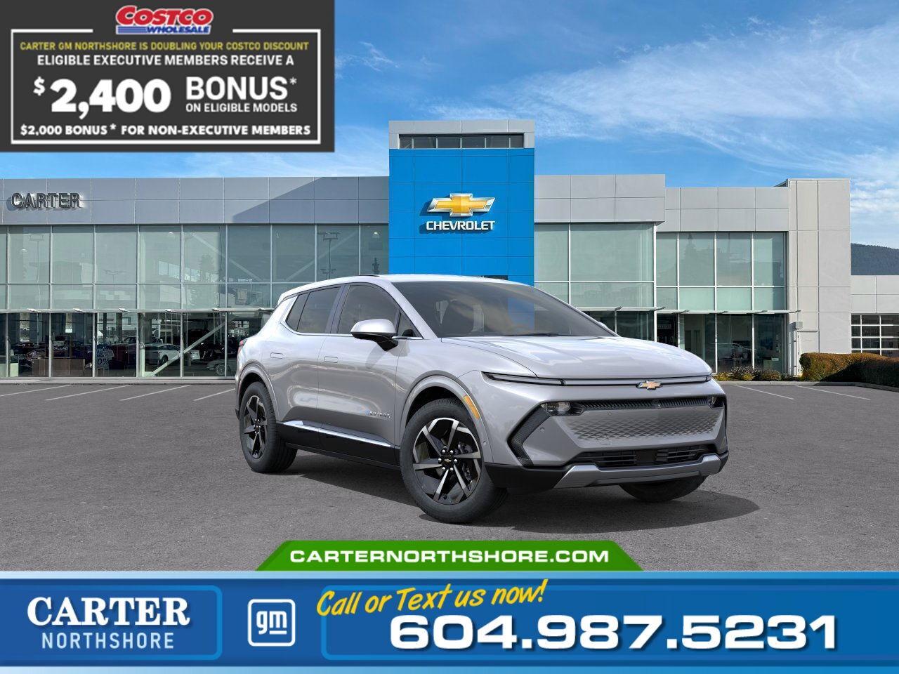 New 2025 Chevrolet Equinox EV 2LT AWD | Double Costco Bonus: Up to $2,400! for sale in North Vancouver, BC