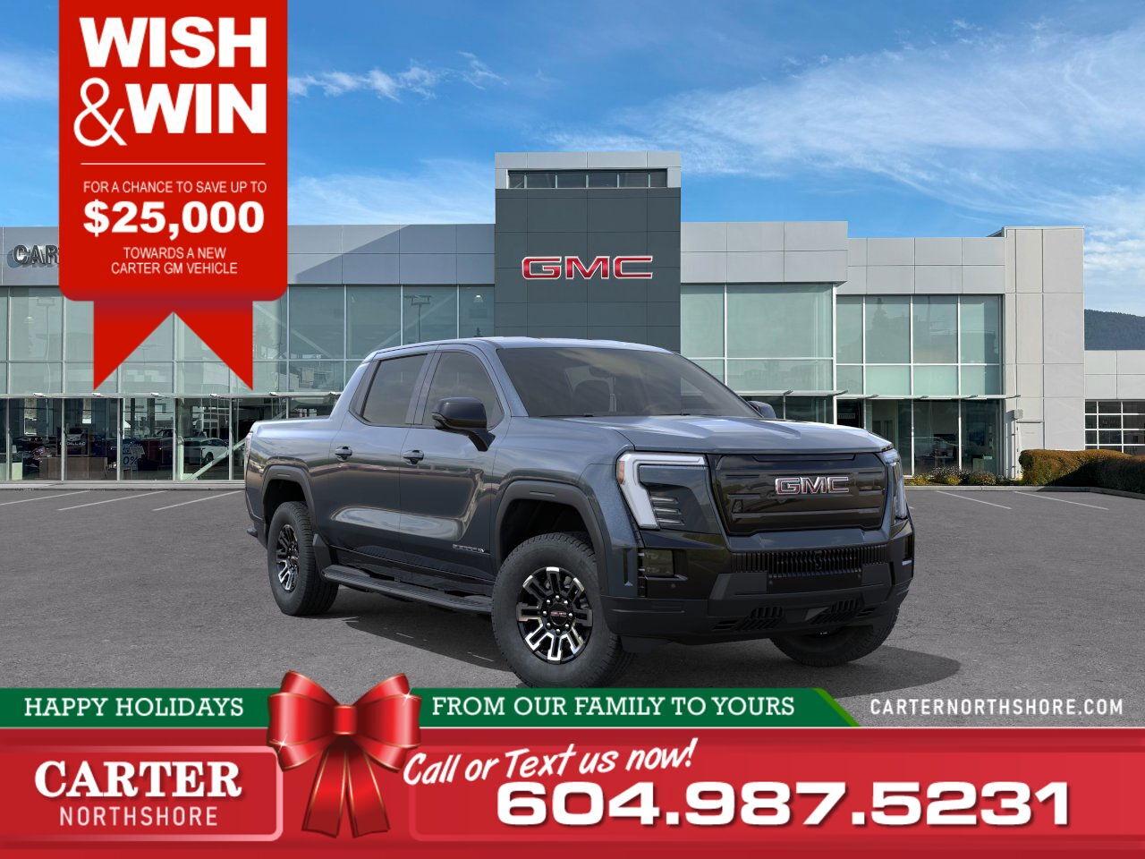 New 2026 GMC Sierra EV ELEVATION 4WD | Costco Members Save Up To $1,200! for sale in North Vancouver, BC