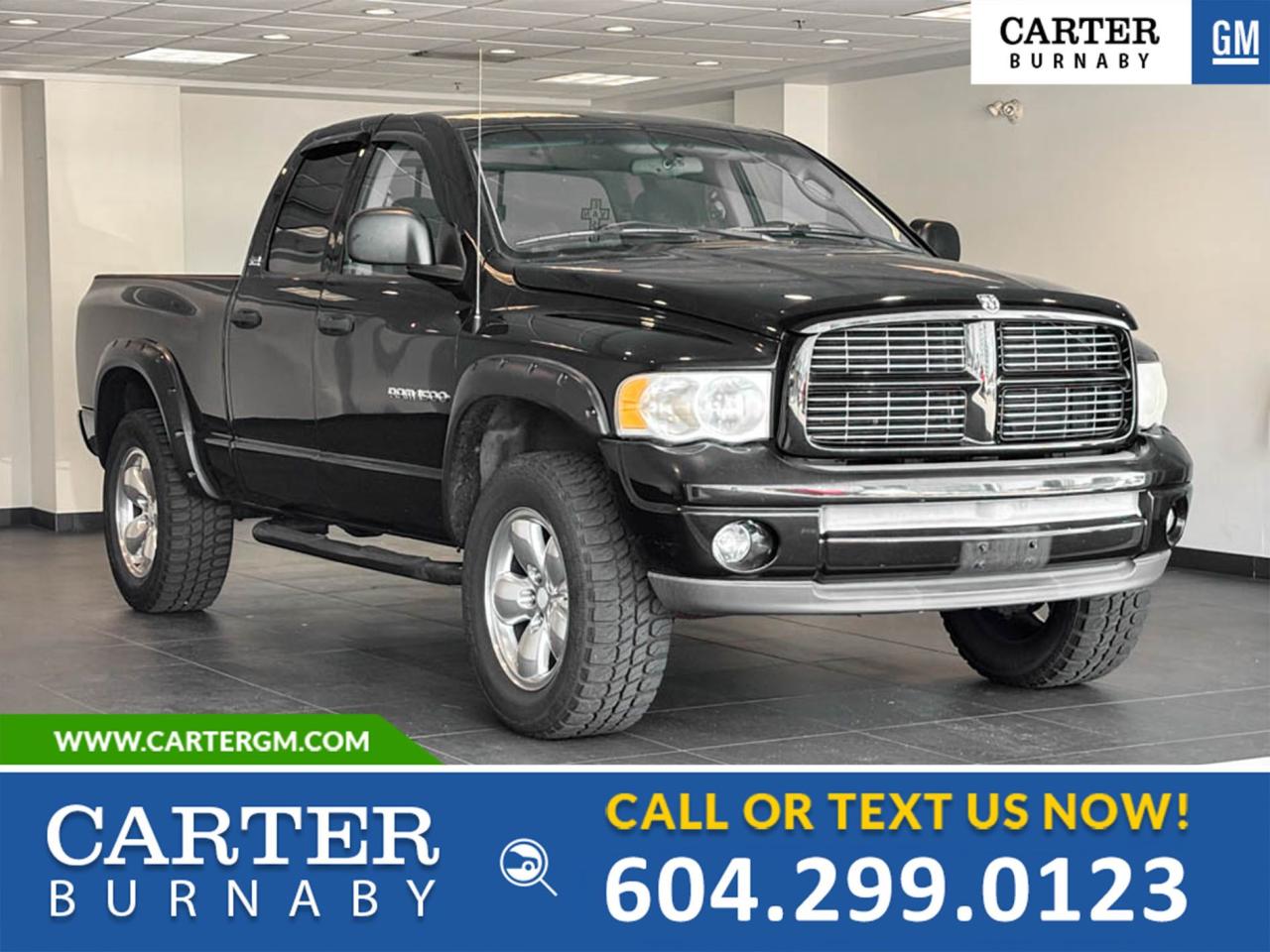 Used 2002 Dodge Ram 1500 SPORT 4WD | POWER SEAT/THEFT DETERRENT SYSTEM for sale in Burnaby, BC