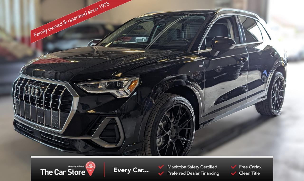 Used 2020 Audi Q3 S-LINE Quattro/Off Lease/No Accidents for sale in Winnipeg, MB