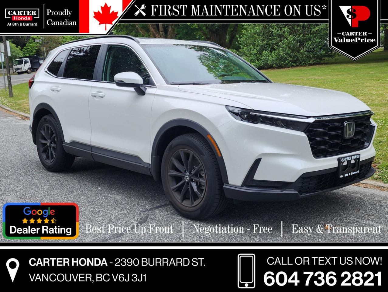 Used 2025 Honda CR-V Sport AWD NO ACCIDENTS APPLE/ANDROID SUNROOF for sale in Vancouver, BC