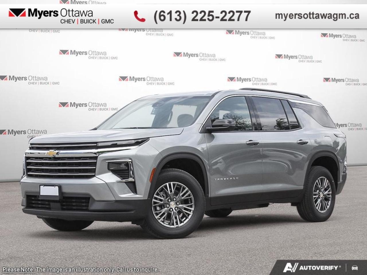 New 2025 Chevrolet Traverse LT  LT ,AWD, GREY ON BLACK, IN STOCK for sale in Ottawa, ON