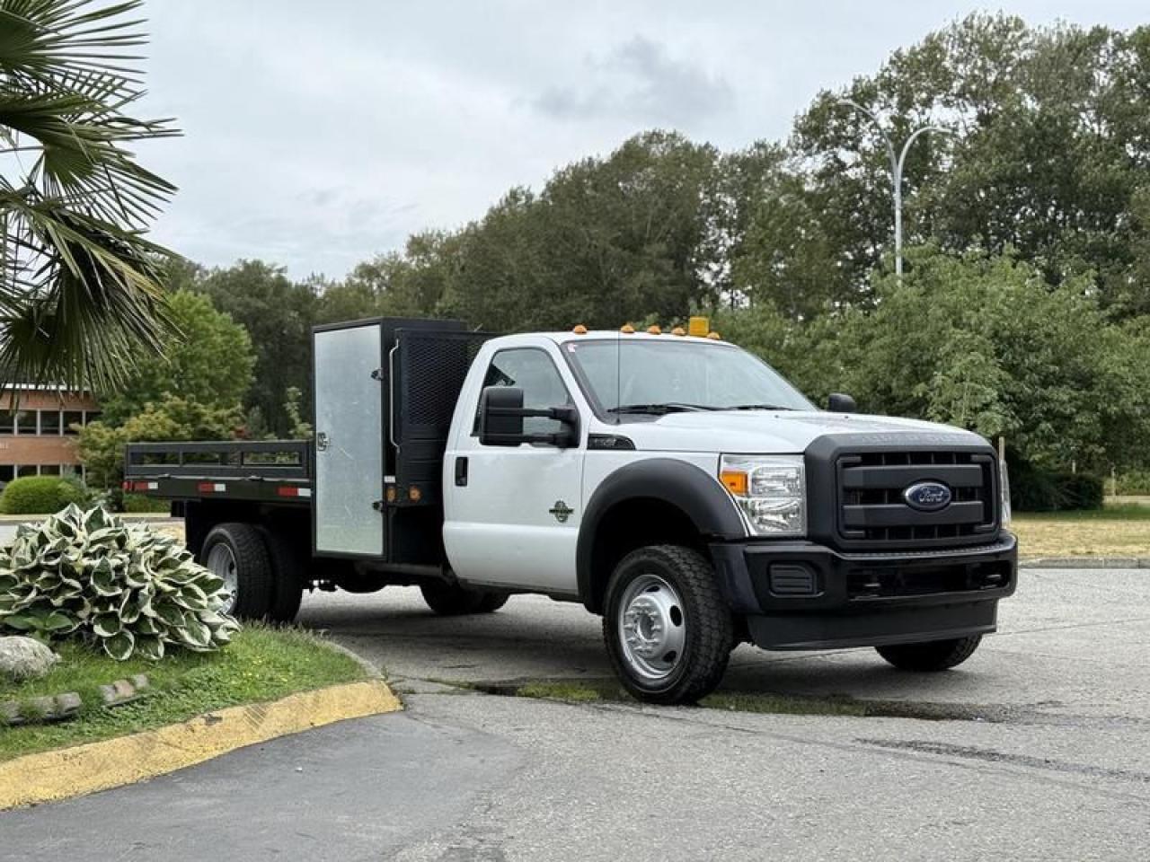 Used 2016 Ford F-550 14 Foot Flat Deck 2WD Diesel for sale in Burnaby, BC