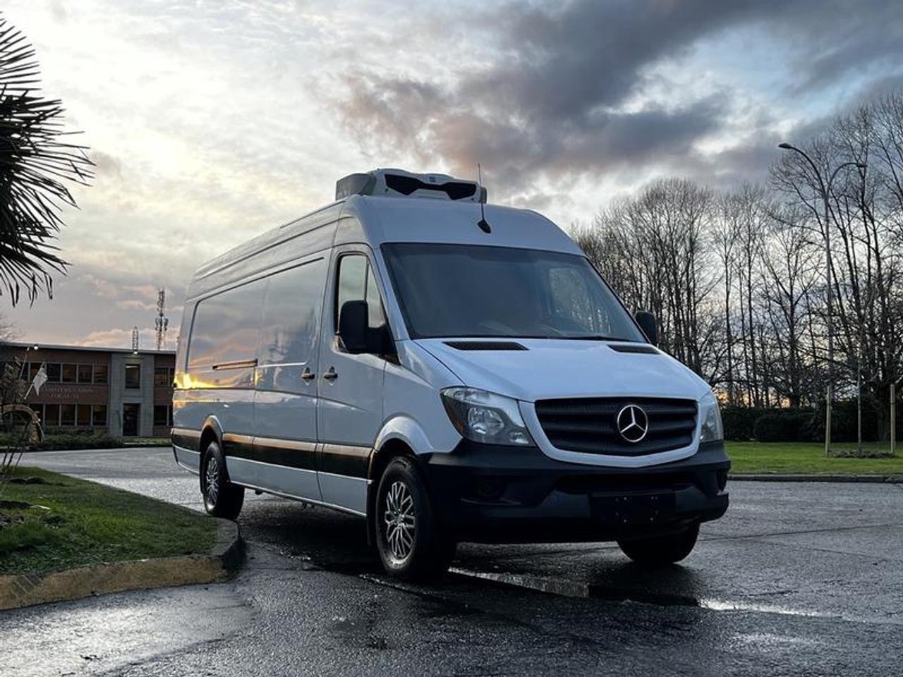 2018 Mercedes-Benz Sprinter 2500 High Roof 170-inch WheelBase Zanotti Reefer Van, 3.0L, 6 cylinder, 2 door, automatic, RWD, cruise control, air conditioning, AM/FM radio, power windows, power mirrors, white exterior, black interior, cloth. This item is currently OFFSITE. You must register an appointment with our office to schedule an offsite viewing. Appointments must be made a minimum of one business day in advance (and as defined by the days that Repo.com is open for business) before your appointment can be scheduled and confirmed. We may, at our own discretion, instead opt to transport smaller items to Repo.coms main yard for viewing purposes.  $31,830.00 plus $375 processing fee, $32,205.00 total payment obligation before taxes.   Listing report, warranty, contract commitment cancellation fee, financing available on approved credit (some limitations and exceptions may apply). All above specifications and information is considered to be accurate but is not guaranteed and no opinion or advice is given as to whether this item should be purchased. We do not allow test drives due to theft, fraud, acts of vandalism and undetectable impaired driving. Instead we provide the following benefits: Complimentary Warranty (with options to extend), Limited Money Back Satisfaction Guarantee on Fully Completed Contracts, Contract Commitment Cancellation, and an Open-Ended Sell-Back Option. Ask seller for details or call 604-522-REPO(7376) to confirm listing availability.