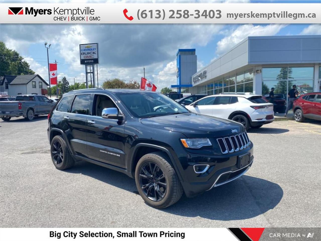 Used 2016 Jeep Grand Cherokee Limited  - Leather Seats for sale in Kemptville, ON