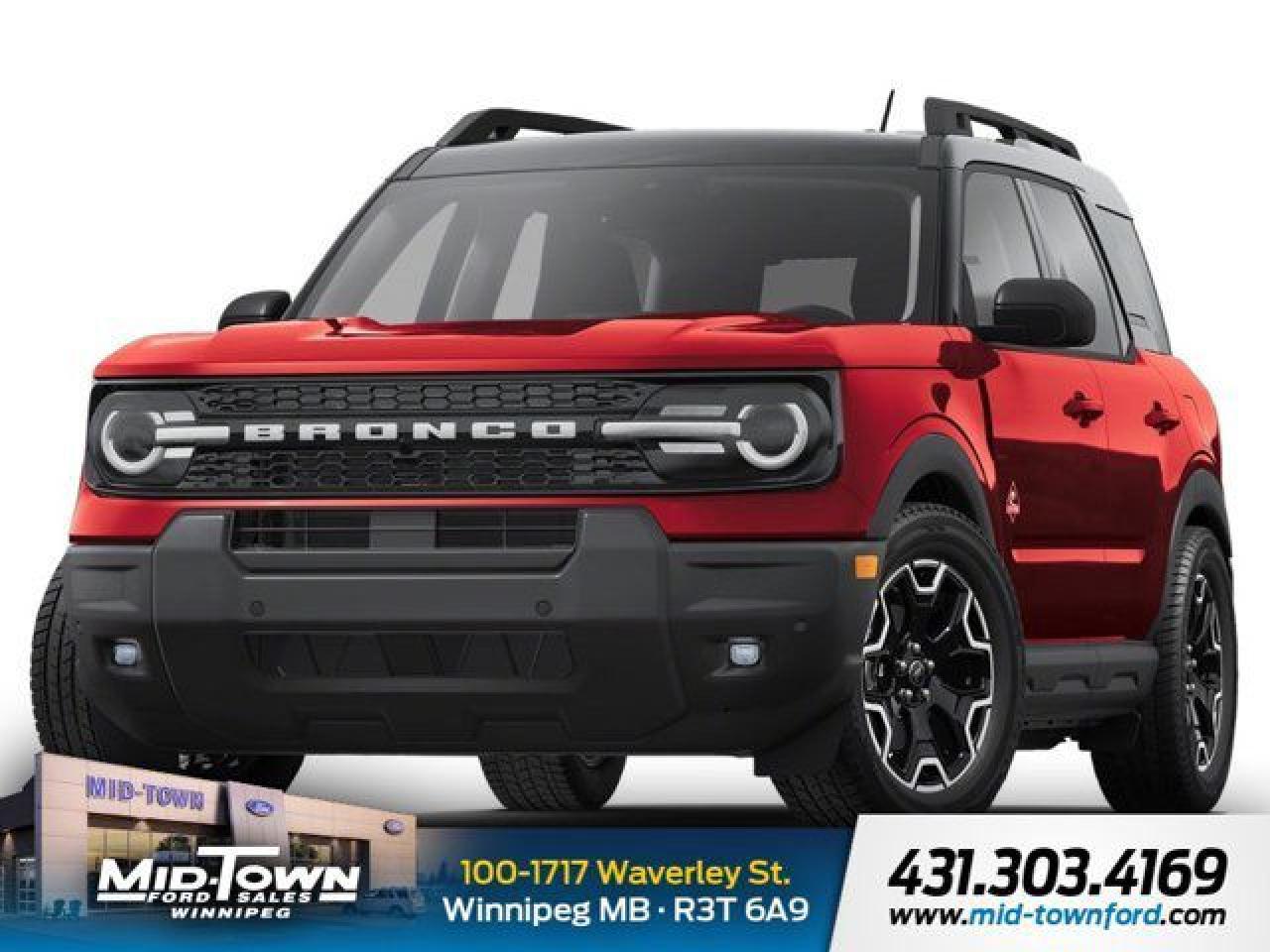 New 2025 Ford Bronco Sport Big Bend | Molle Strap System | Intelligent Acess for sale in Winnipeg, MB