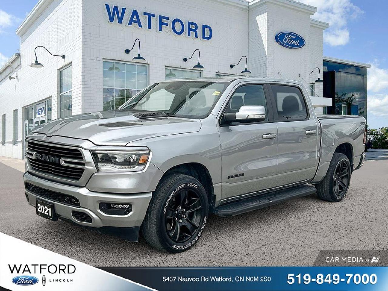 Used 2021 RAM 1500 SPORT 4X4 CREW CAB 5'7