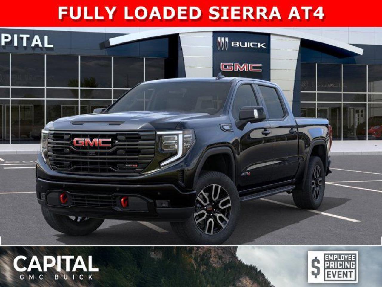 New 2025 GMC Sierra 1500 Crew Cab AT4 for sale in Edmonton, AB