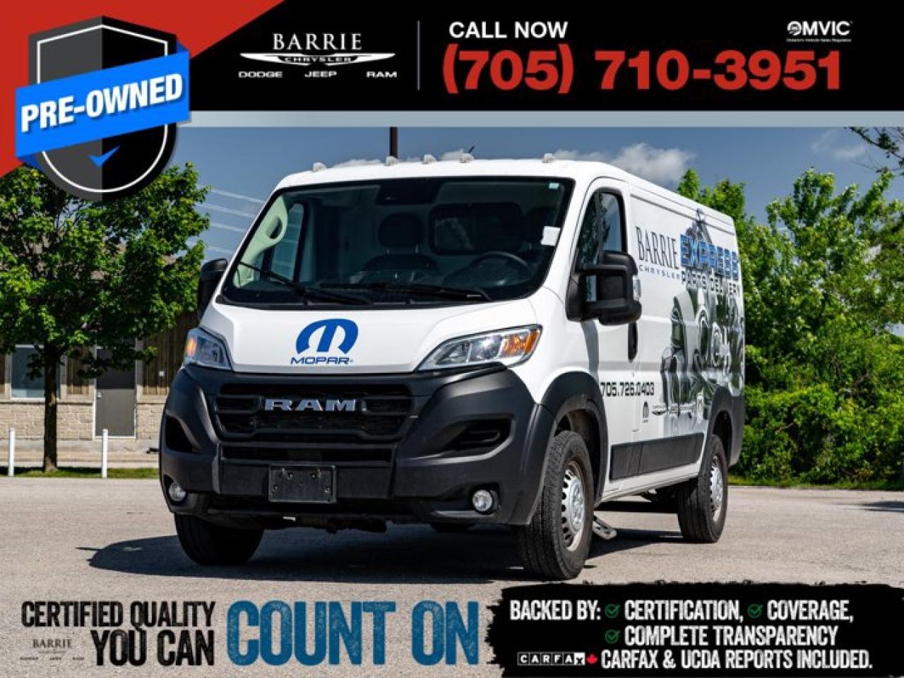 Used 2024 RAM Cargo Van ProMaster TRADESMAN for sale in Barrie, ON