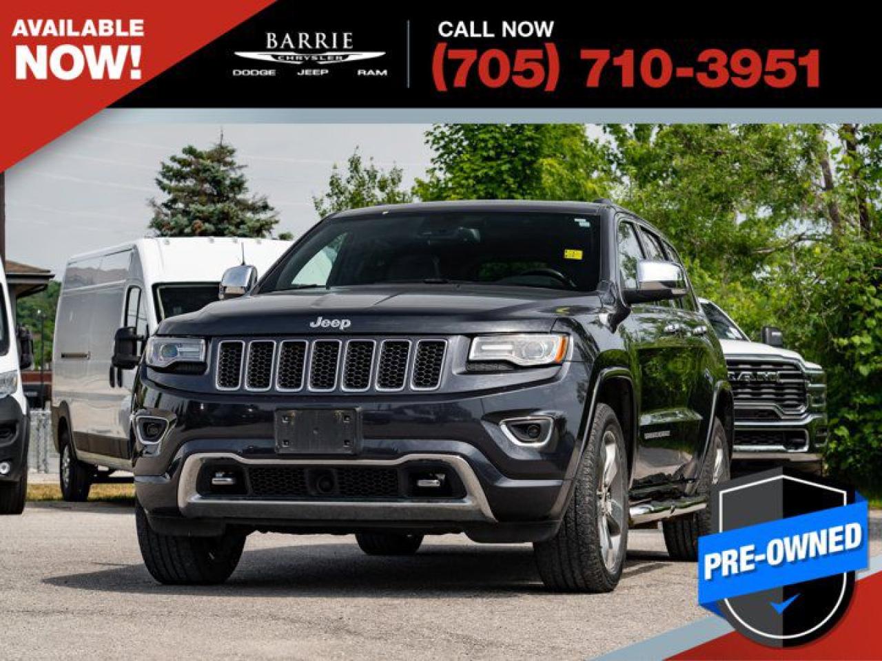 Used 2014 Jeep Grand Cherokee Overland for sale in Barrie, ON