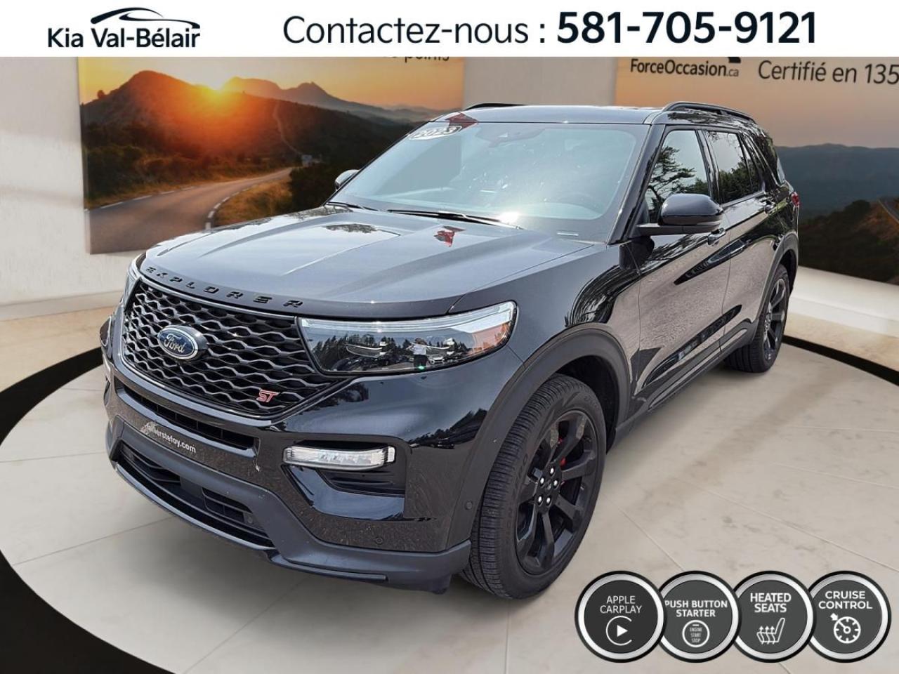 Used 2023 Ford Explorer ST * AWD * V6 * 400HP * CUIR * CAMERA * BI-ZONE for sale in Québec, QC