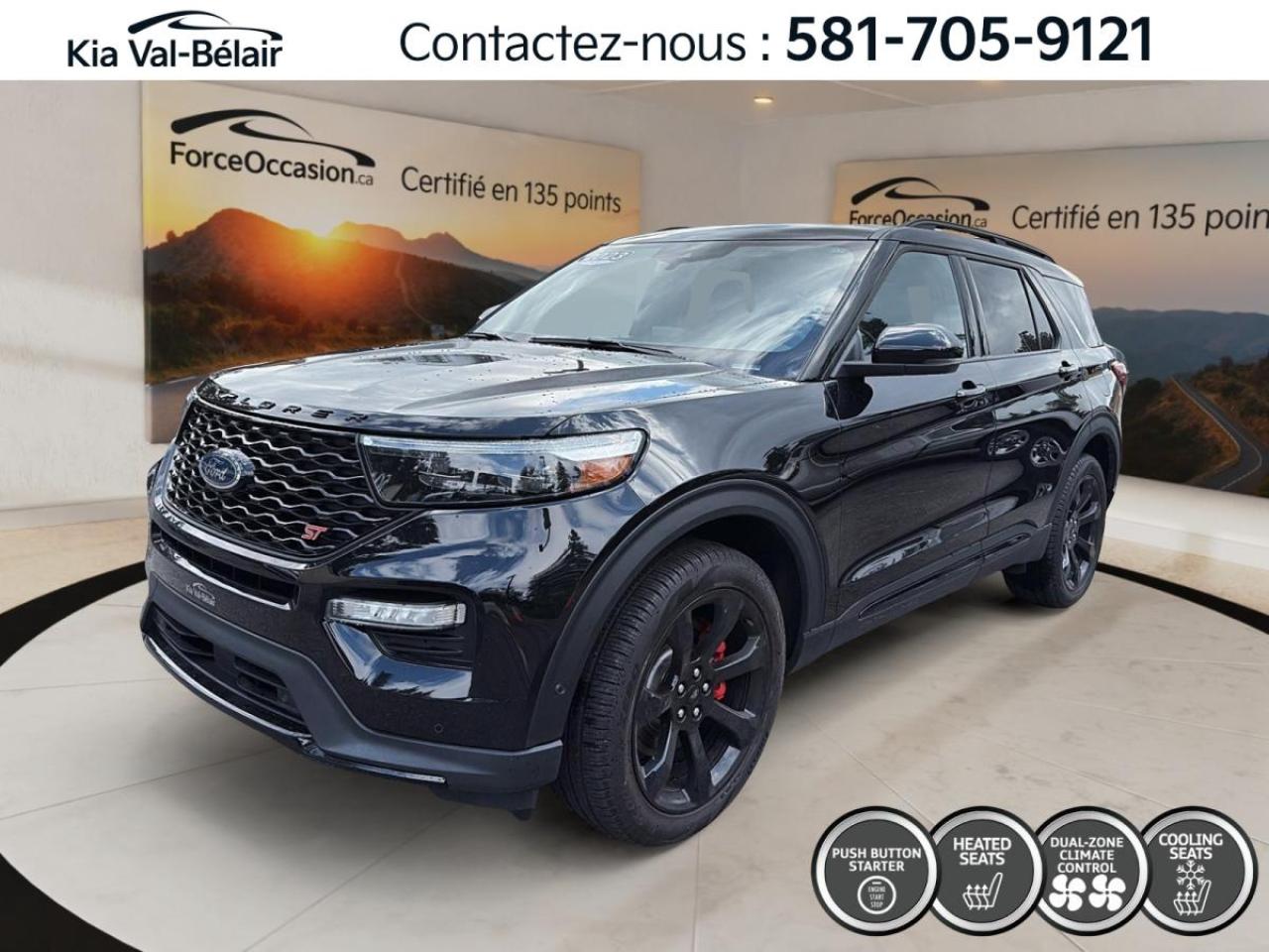 Used 2023 Ford Explorer ST *AWD *V6 *400HP *CUIR *TOIT *BI-ZONE *BANG&OLUFSEN for sale in Québec, QC