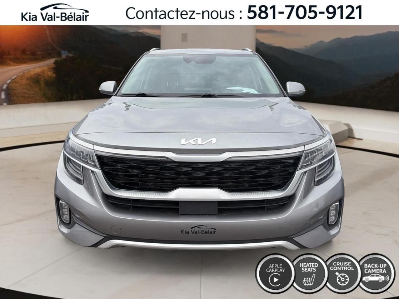 Used 2023 Kia Seltos EX PREMIUM *AWD *TOIT *CUIR *CAMERA *CARPLAY *GPS for sale in Québec, QC