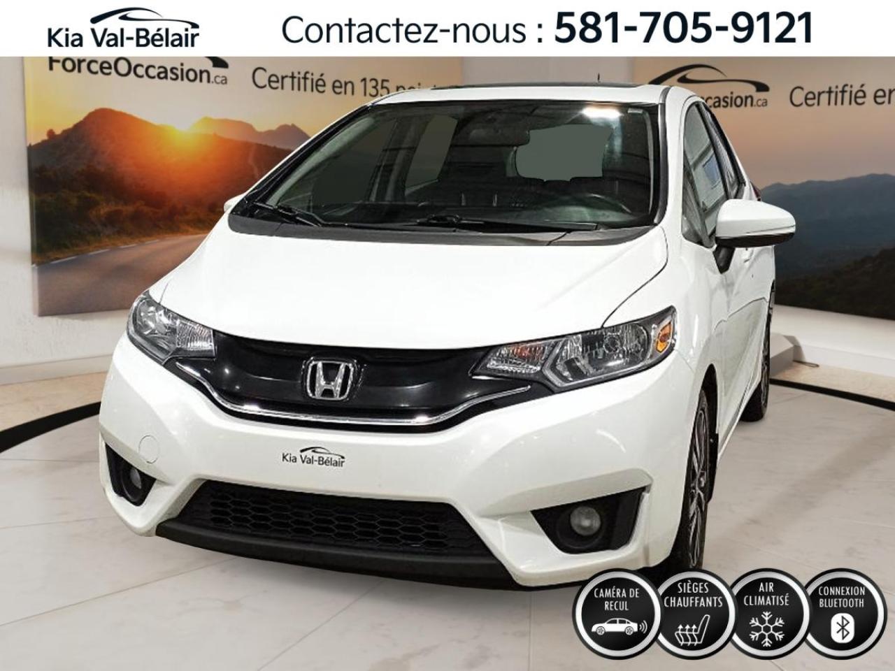 Used 2017 Honda Fit EX *CAMÉRA *CRUISE *BLUETOOTH *SIÈGES CHAUFF *TOIT for sale in Québec, QC