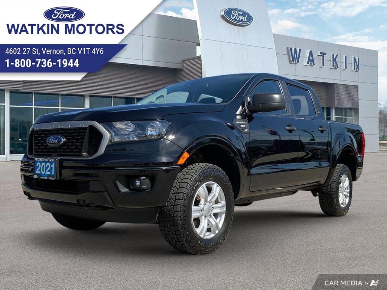 Used 2021 Ford Ranger SUPERCREW 4X4 XLT for sale in Vernon, BC