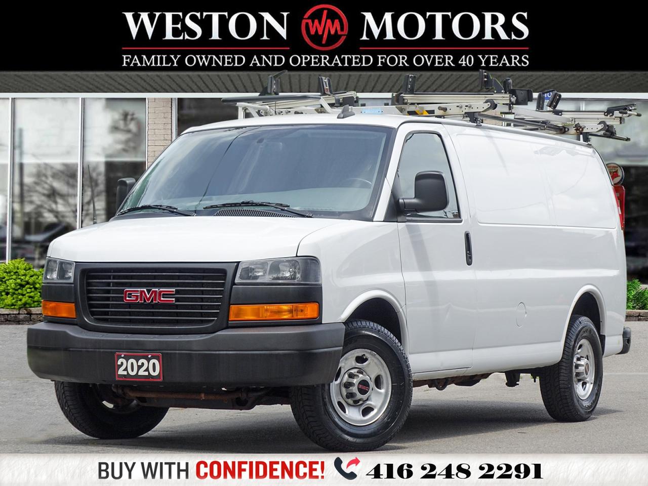 2020 GMC Savana 2500 SHELVING*ROOF RACK*POWER WINDOWS & LOCKS