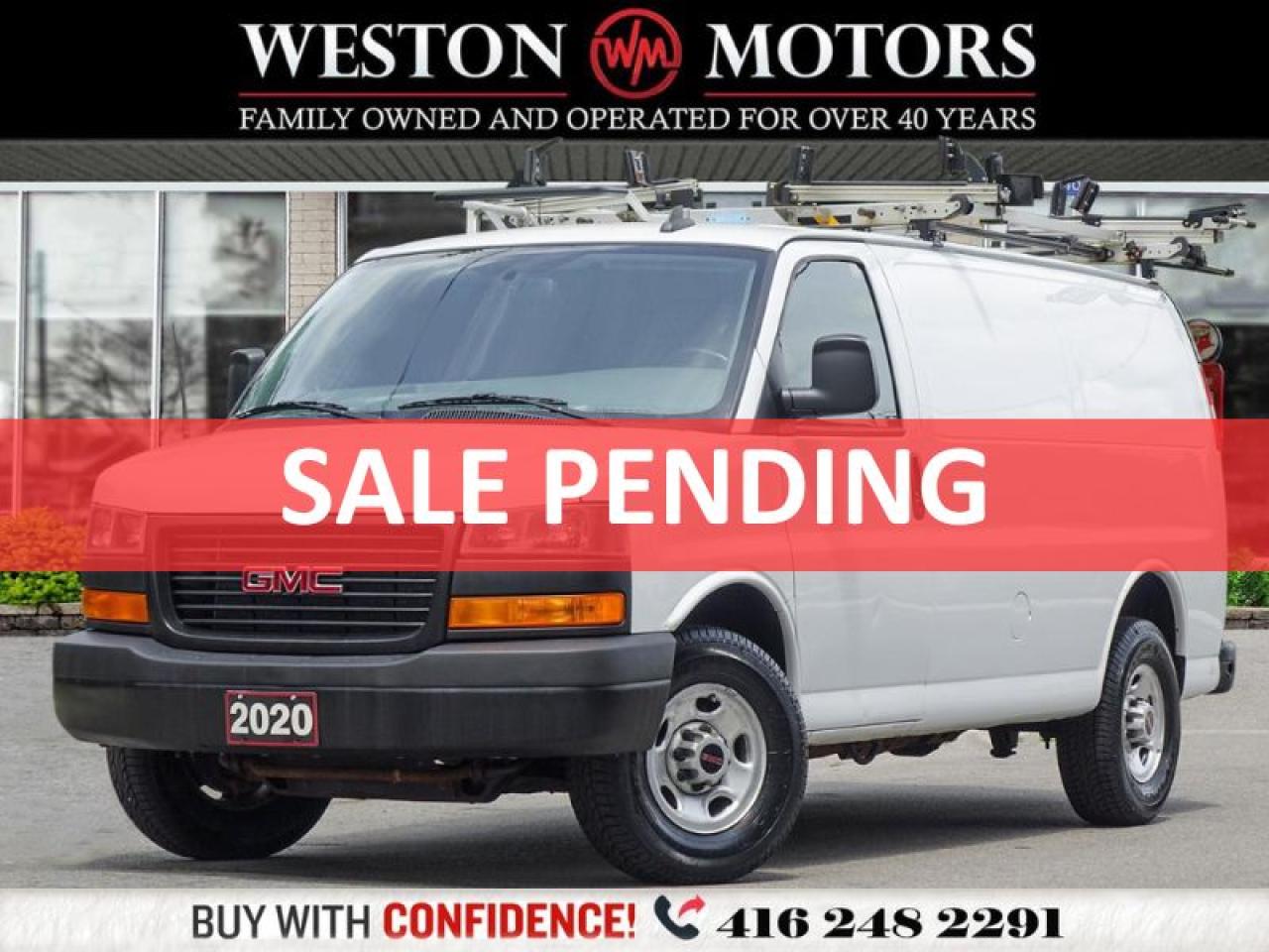 2020 GMC Savana 2500 SHELVING*ROOF RACK*POWER WINDOWS & LOCKS
