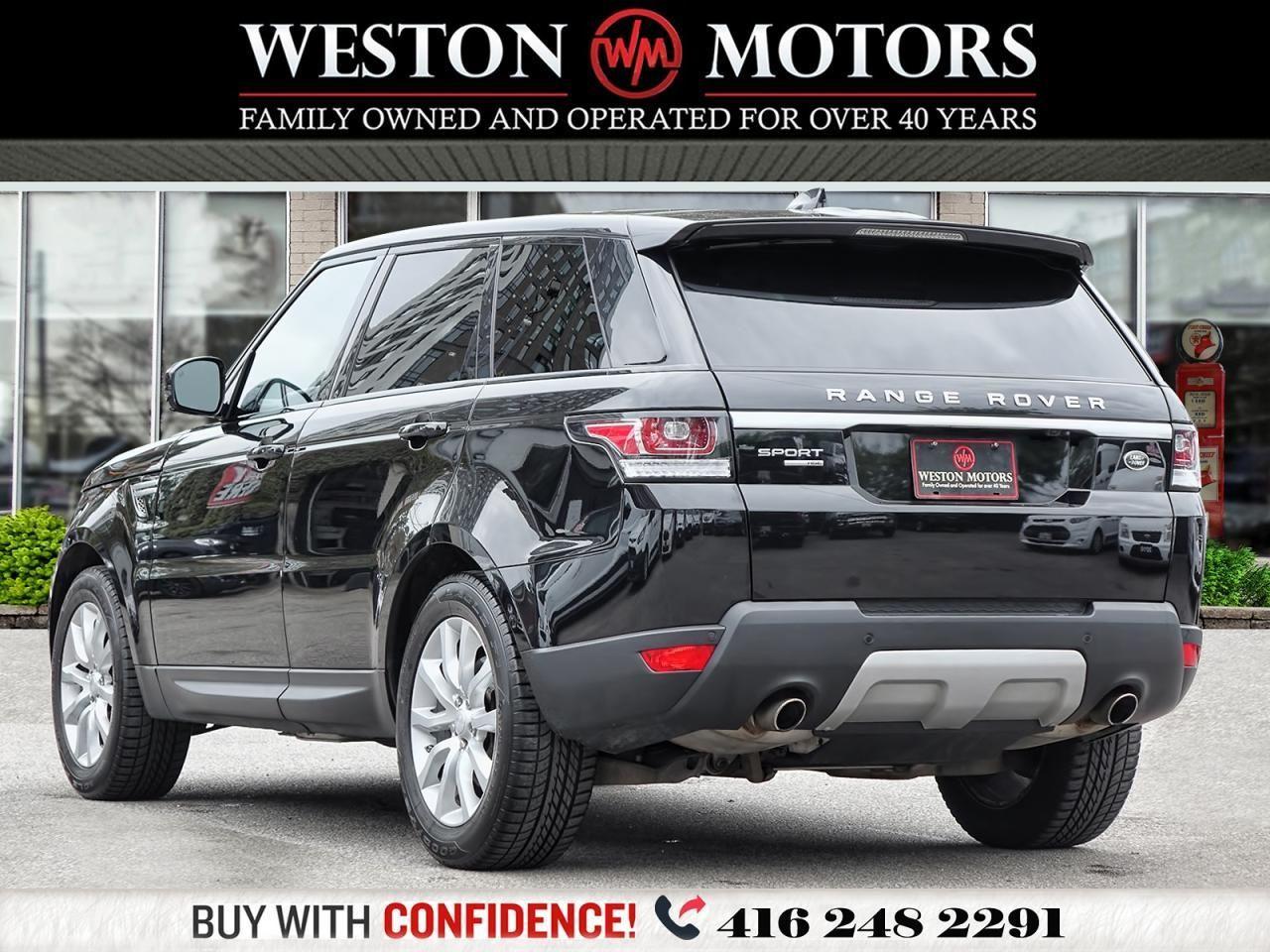 2017 Land Rover Range Rover Sport 3.0L*AWD*PAN ROOF*HEATED SEATS & WHEEL*REVCAM*NAVI Photo4