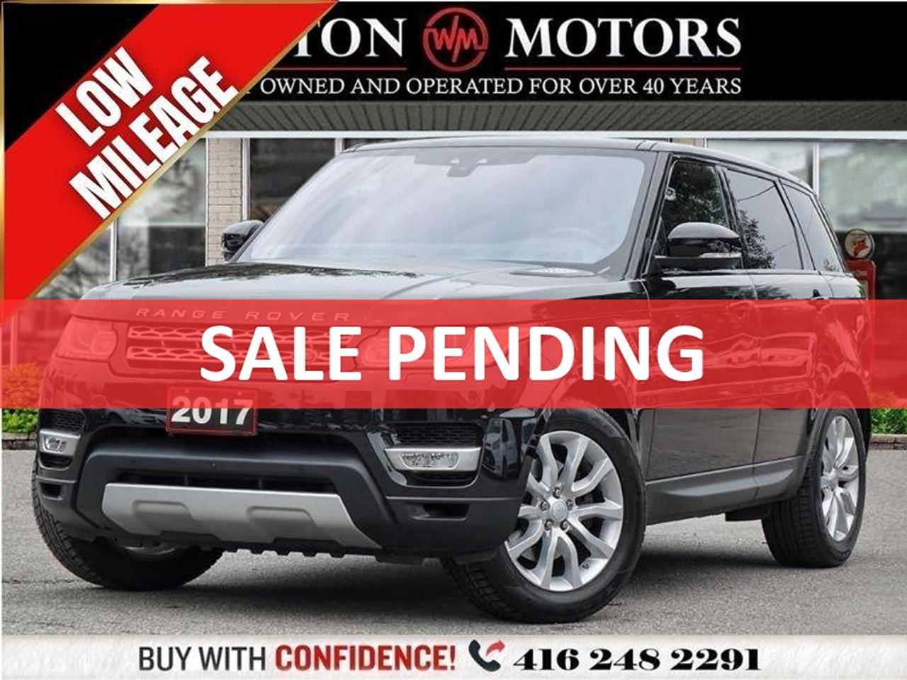 2017 Land Rover Range Rover Sport AWD*PAN ROOF*HEATED SEATS & WHEEL*3.0L*REVCAM*NAVI