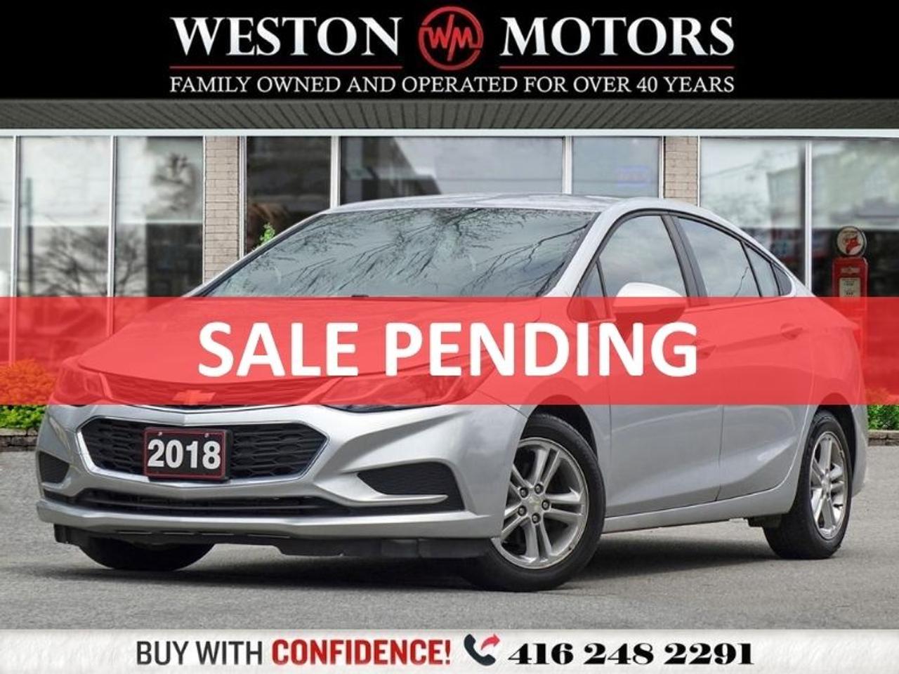 Silver 2018 Chevrolet Cruze Sedan Front-Wheel Drive Automatic