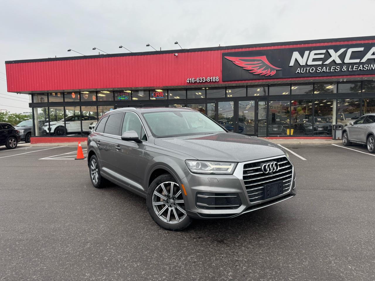 2017 Audi Q7 PROGRESSIV AWD 7 PASS NAVI LEATHER PAN/ROOF B/SPOT