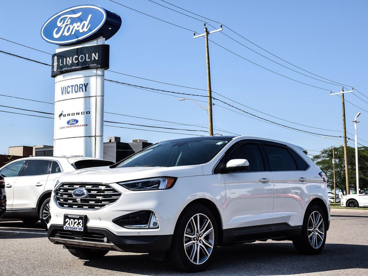 Used 2023 Ford Edge Titanium 301A | ACC + Lane Keeping | Panoroof | for sale in Chatham, ON