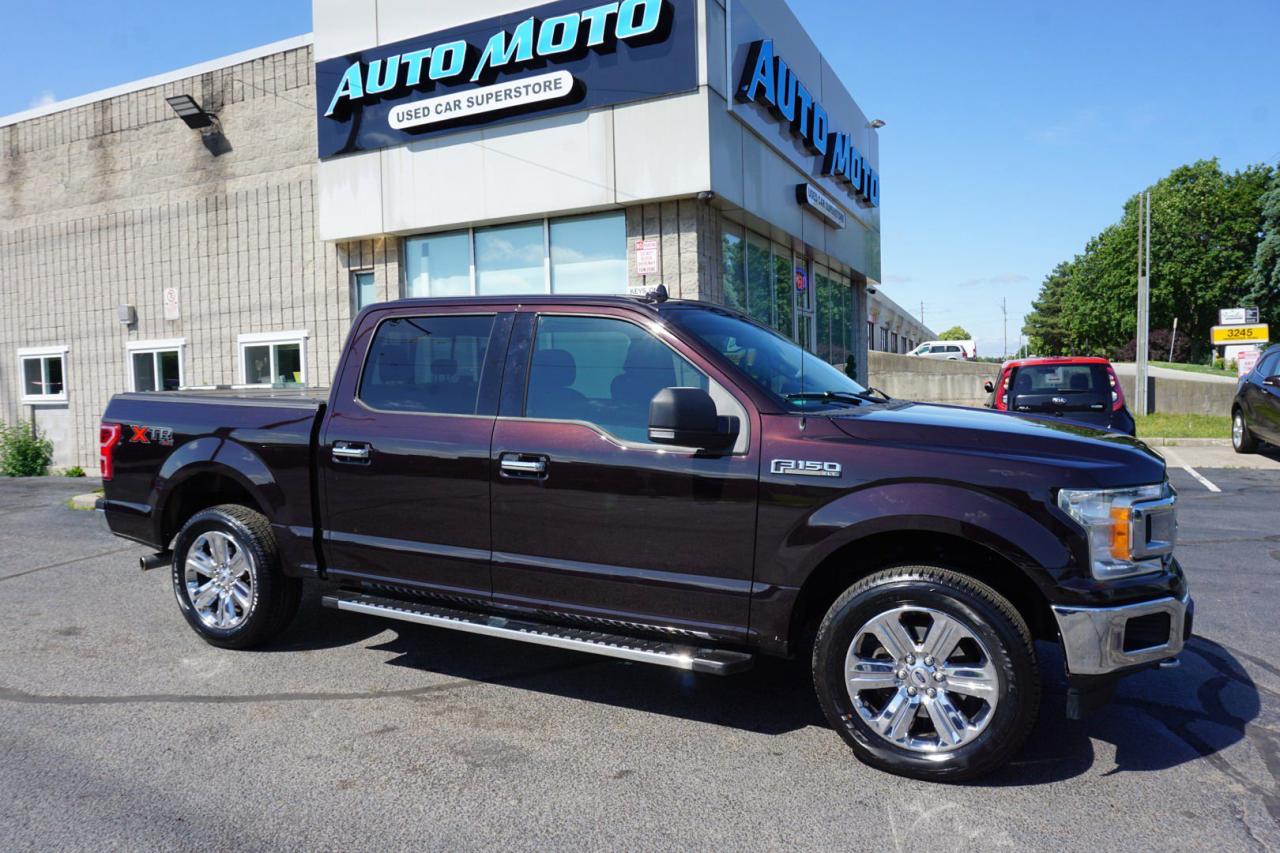 Used 2018 Ford F-150 V6 XLT-XTR CREW 4WD CERTIFIED *FORD MAINTAIN* CAMERA NAV BLUETOOTH HEATED SEATS CRUISE ALLOYS for sale in Burlington, ON