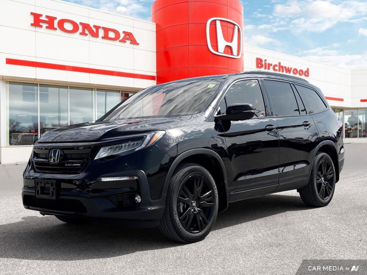Used 2022 Honda Pilot Black Edition Leather | Navigation | Apple Carplay | DVD | 2nd Row Captains Chairs for sale in Winnipeg, MB