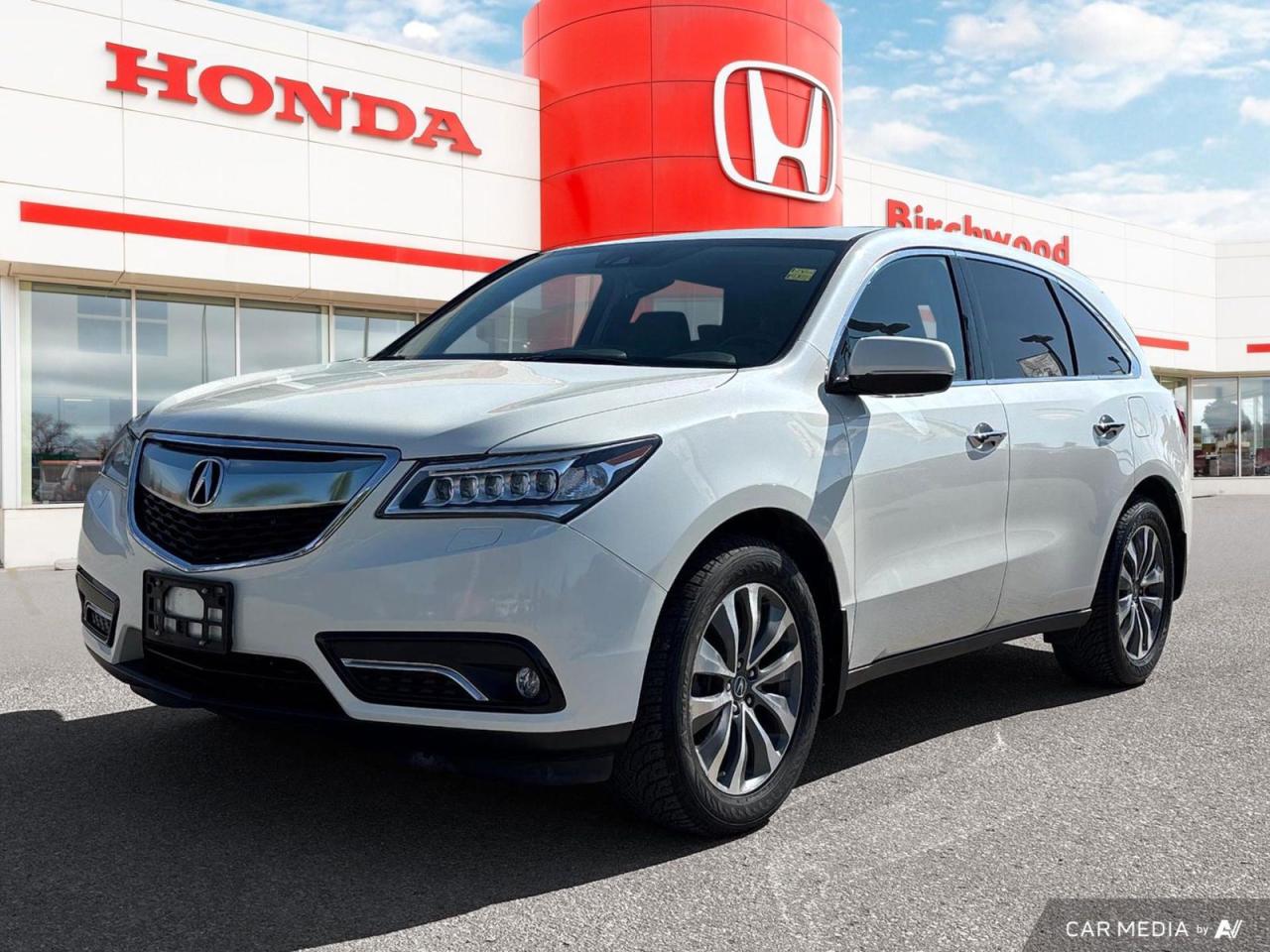 Used 2016 Acura MDX Nav Pkg Leather | Navigation | 8 passenger for sale in Winnipeg, MB