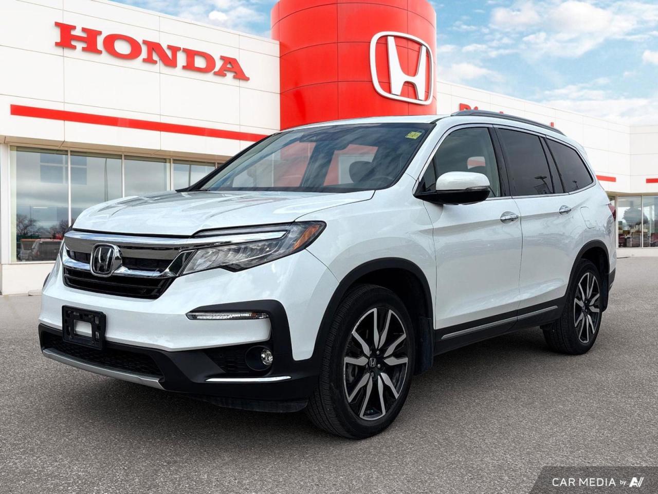 Used 2021 Honda Pilot Touring 8-Passenger Leather | Navigation | 8 passenger for sale in Winnipeg, MB