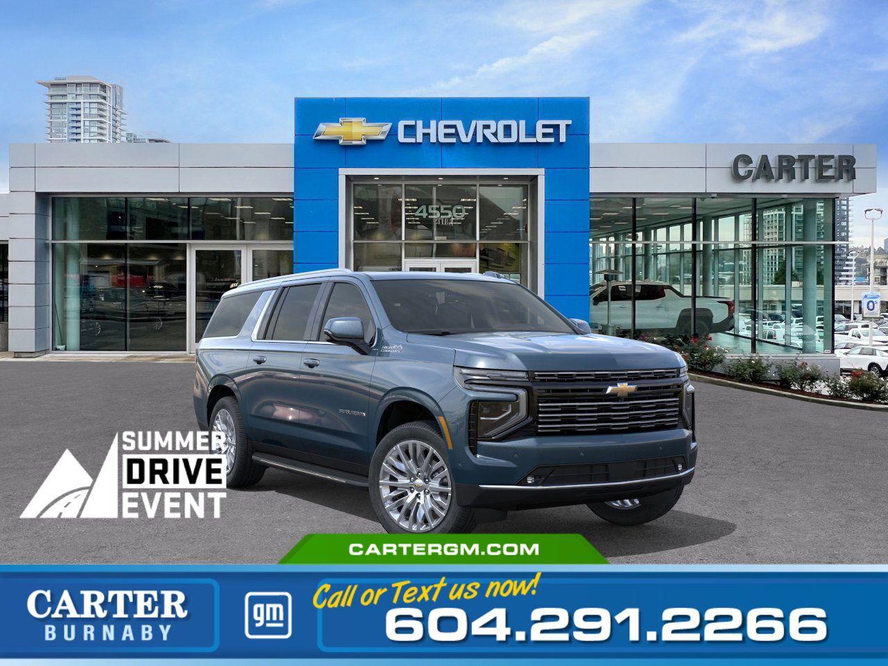 New 2025 Chevrolet Suburban  for sale in Burnaby, BC