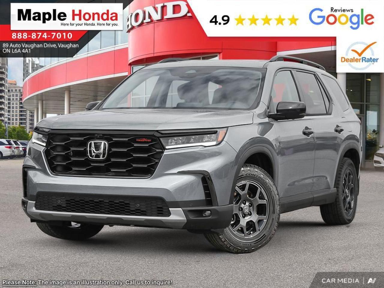 New 2025 Honda Pilot 4DR AWD TRAILSPORT for sale in Vaughan, ON