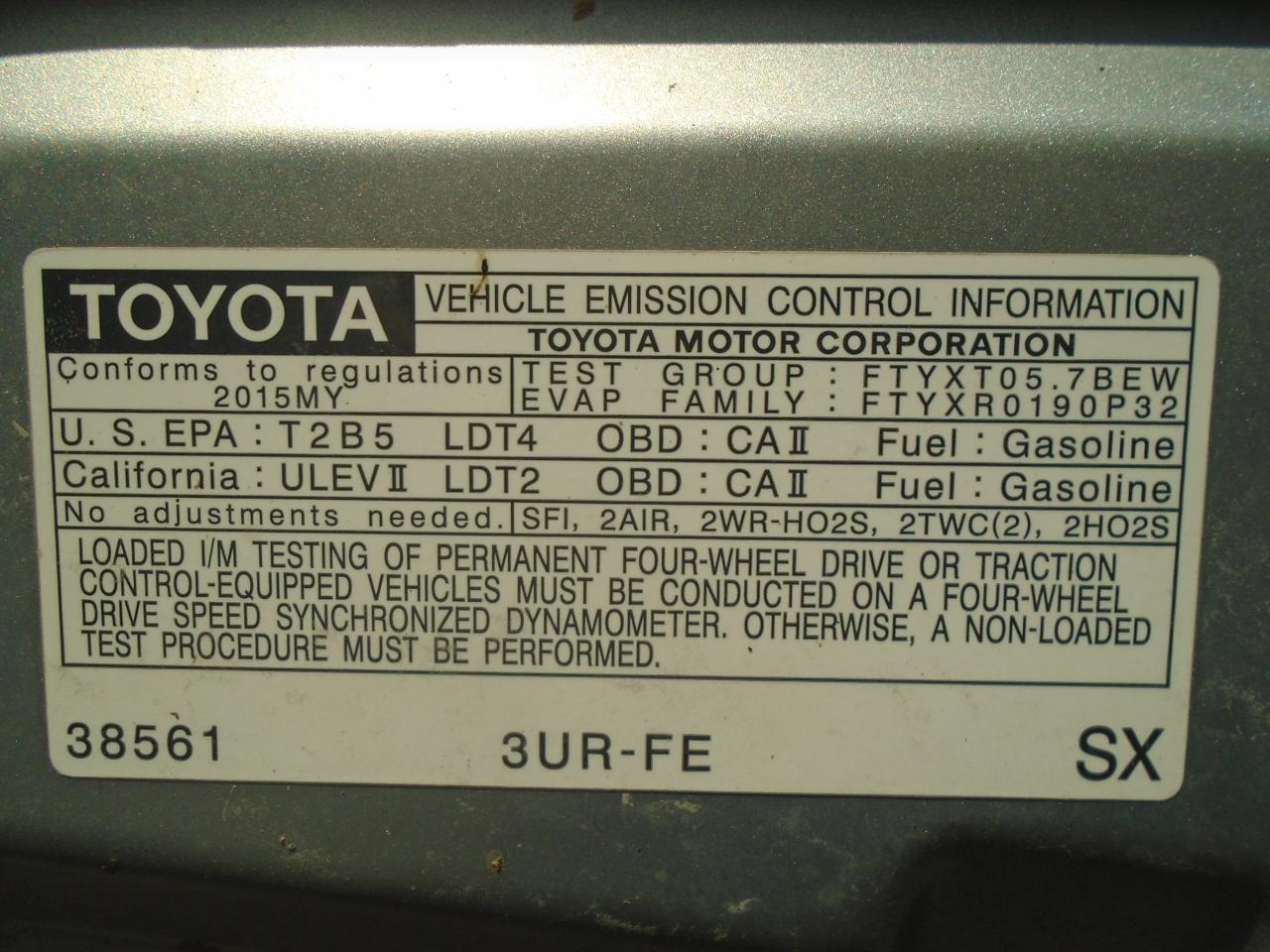 2015 Toyota Tundra 4WD Double Cab 146  5.7L SR - Photo #32