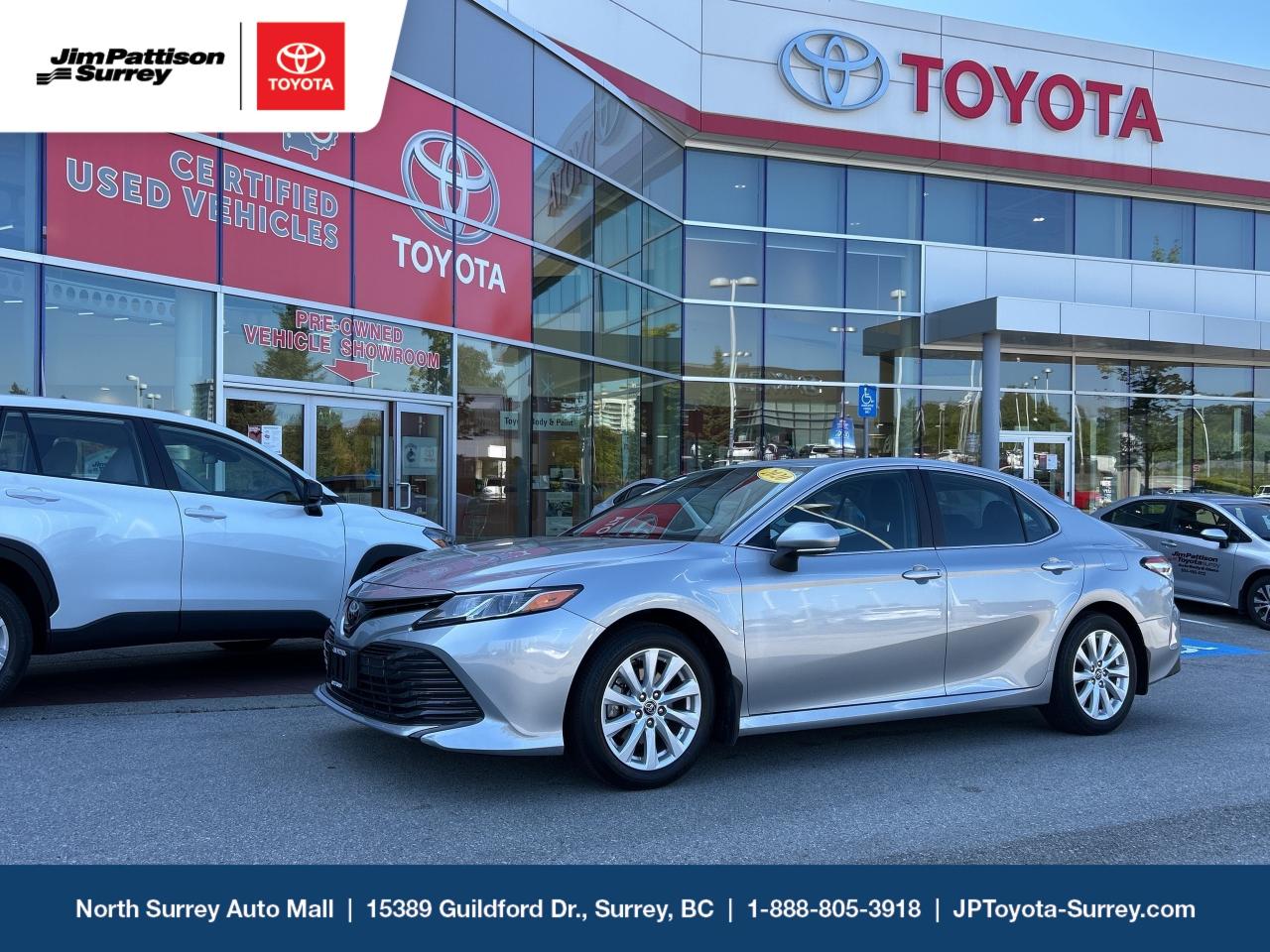 Used 2020 Toyota Camry 4-Door Sedan LE 8A for sale in Surrey, BC