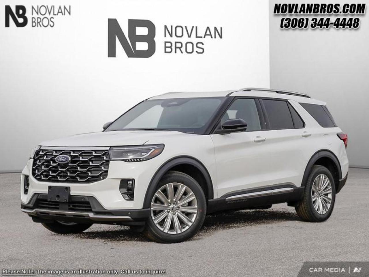 New 2025 Ford Explorer Platinum  - Sunroof -  Cooled Seats for sale in Paradise Hill, SK