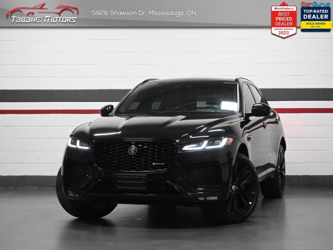 Used 2021 Jaguar F-PACE P400 R-Dynamic S  R-Dynamic HUD Red Leather MERIDIAN 360CAM Cooled Seats Navigation Panoramic Roof for sale in Mississauga, ON