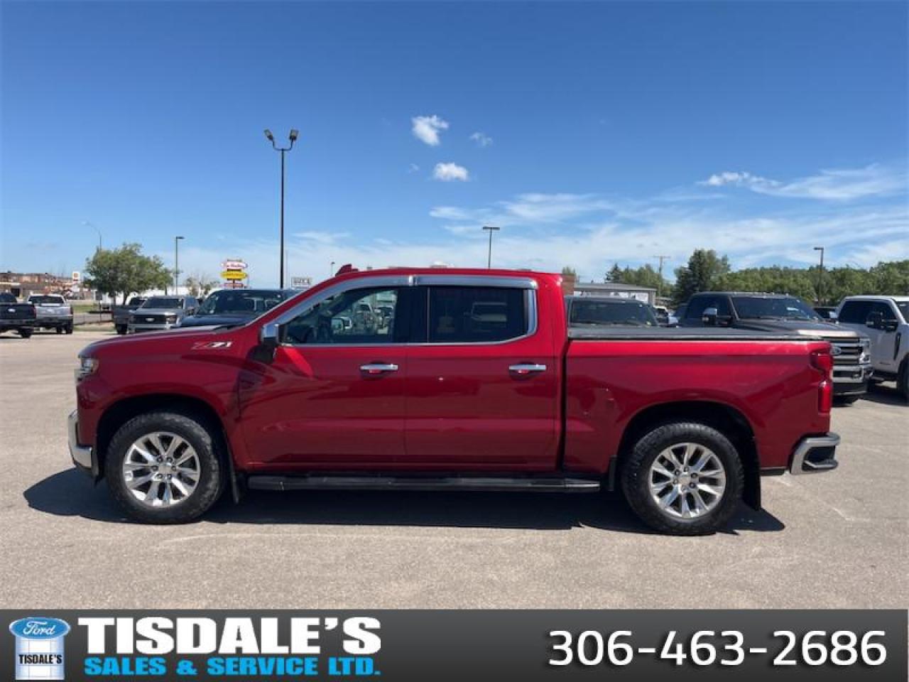 Used 2020 Chevrolet Silverado 1500 LTZ  - Leather Seats for sale in Kindersley, SK