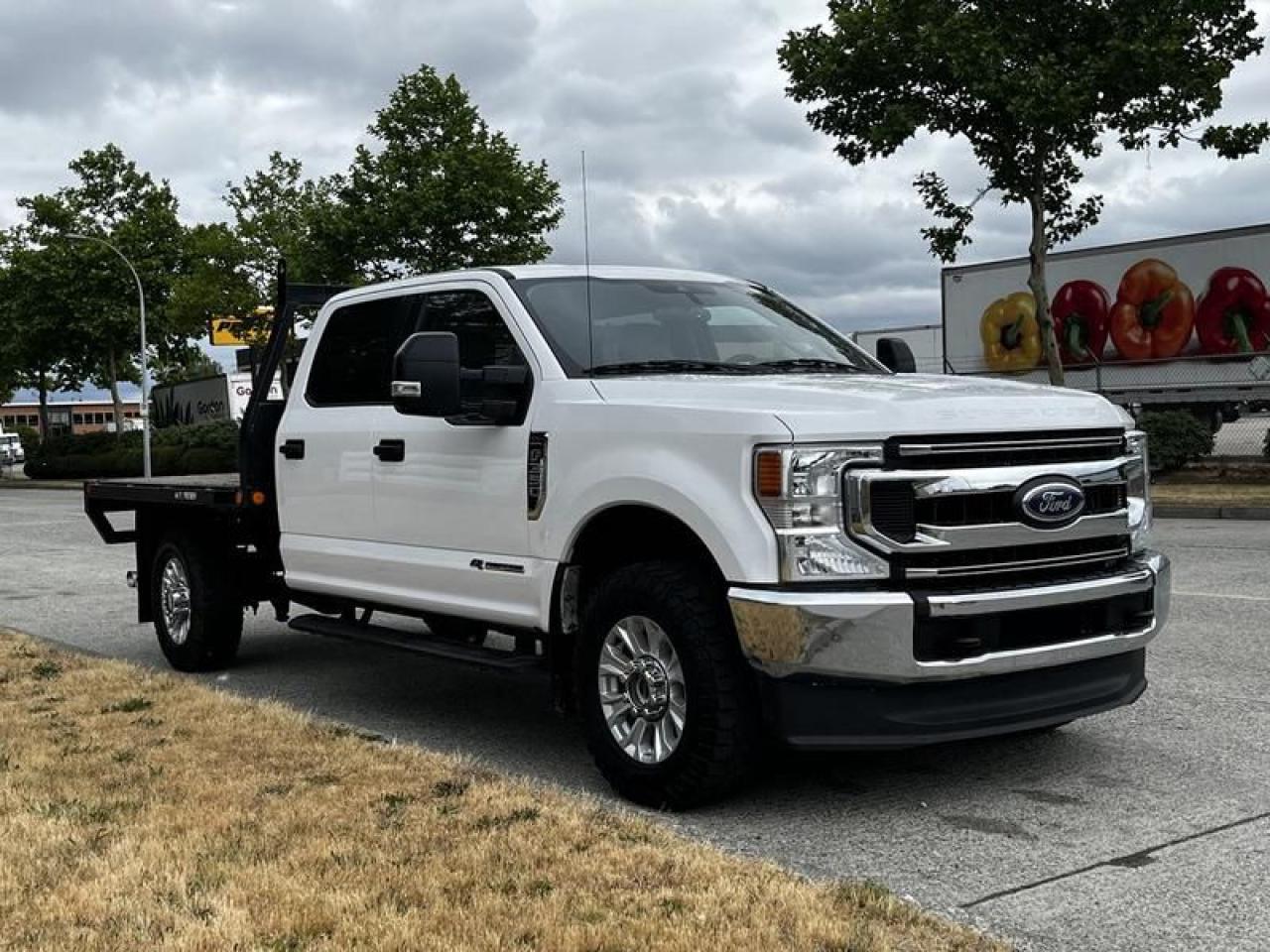 Used 2020 Ford F-350 8 Foot Flat Deck Powerstroke Diesel 4WD for sale in Burnaby, BC