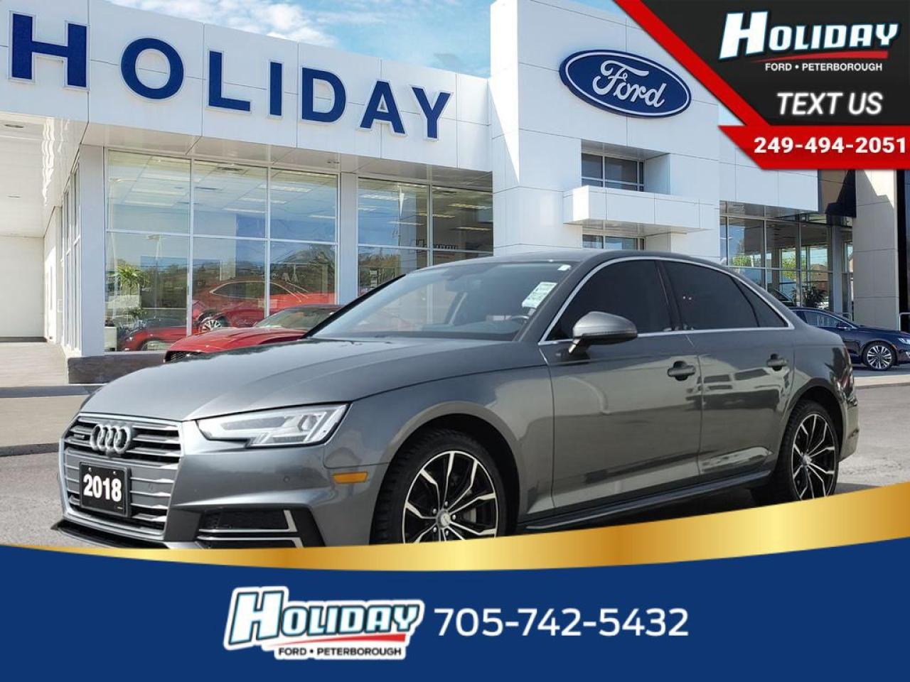 Used 2018 Audi A4 Sedan PROGRESSIV for sale in Peterborough, ON