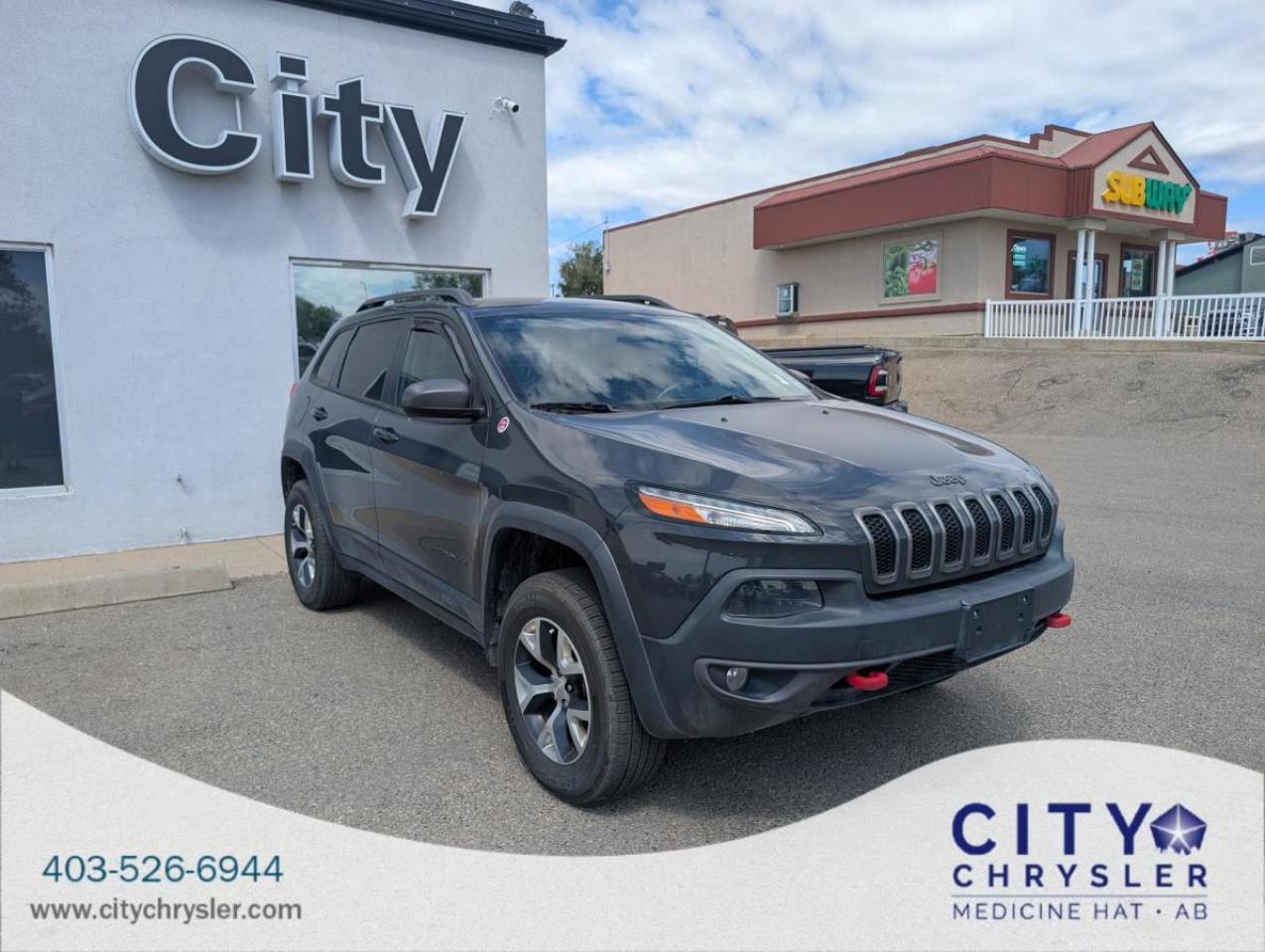 Used 2017 Jeep Cherokee 4WD 4dr Trailhawk for sale in Medicine Hat, AB