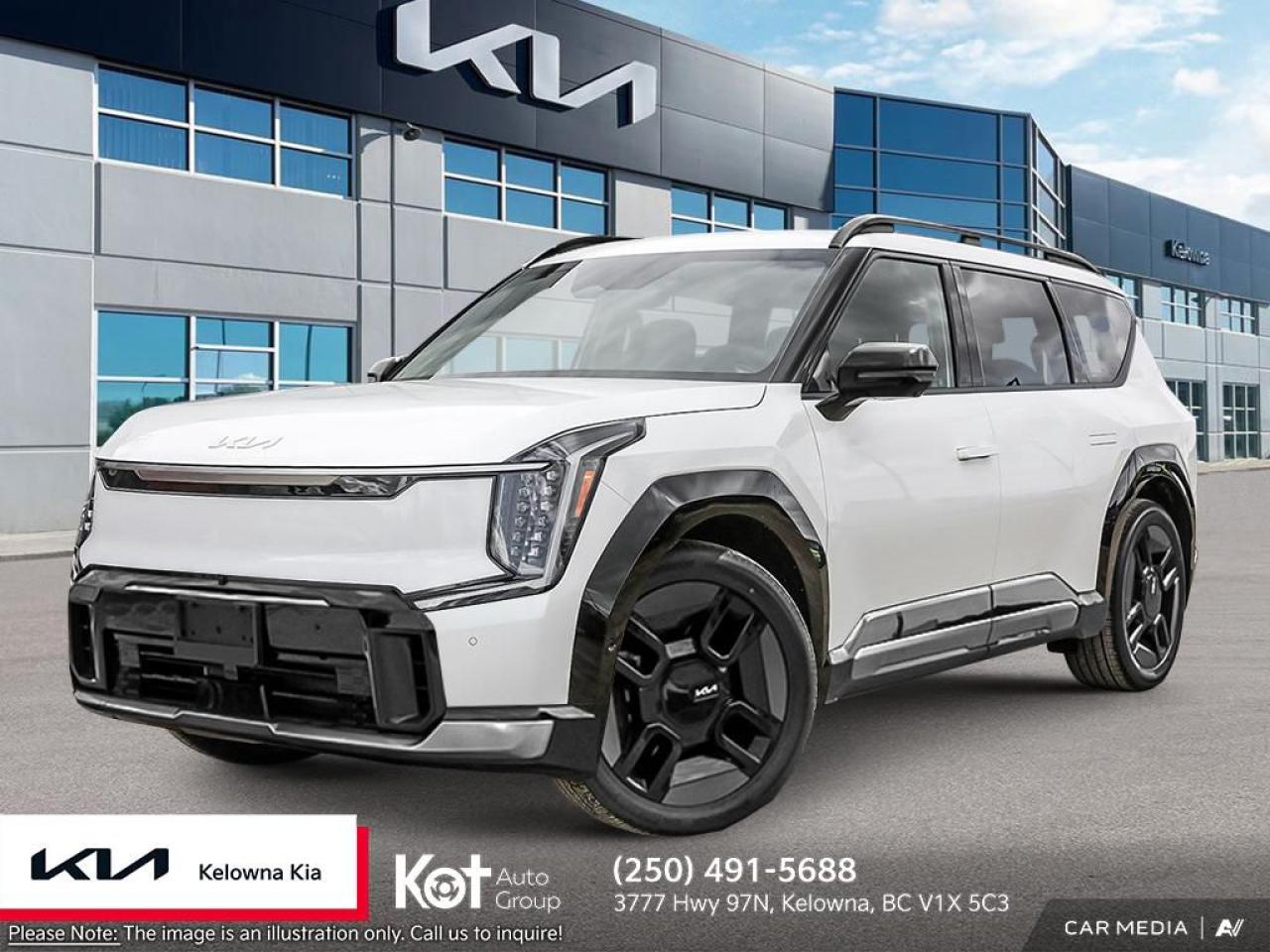 New 2026 Kia EV9 LAND W/GT-LINE PACKAGE for sale in Kelowna, BC